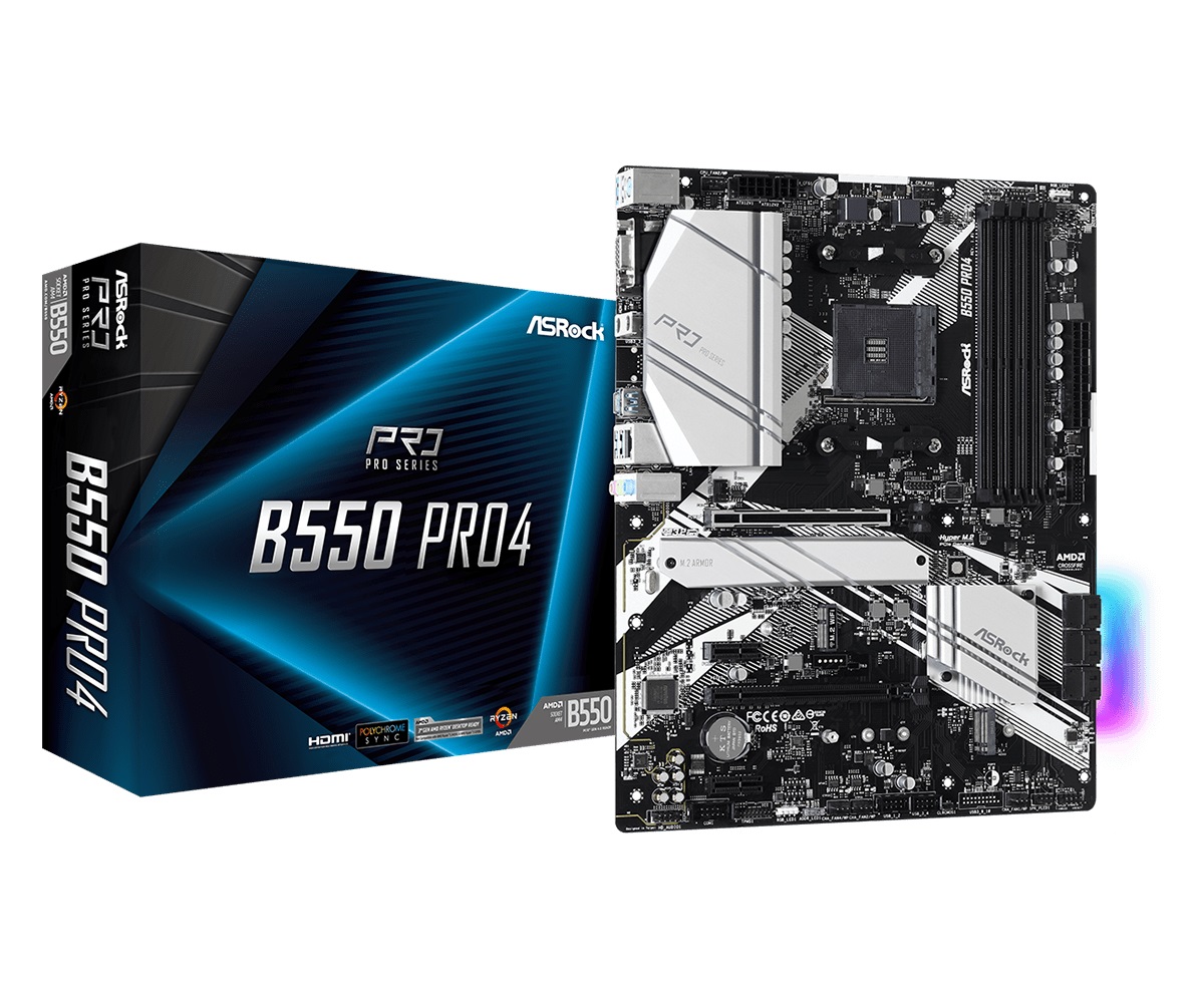 Материнська плата ASRock B550 Pro4 Socket AM4